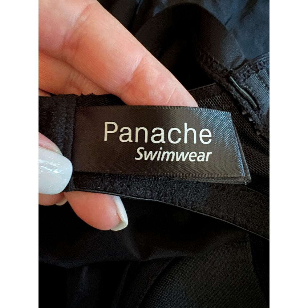 Panache Women's Halle Underwired Swimwear Tankini Top Black Size 34D - Picture 9 of 12